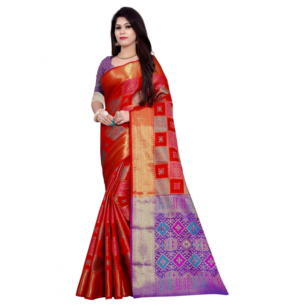 Banarasi Silk Saree With Blouse