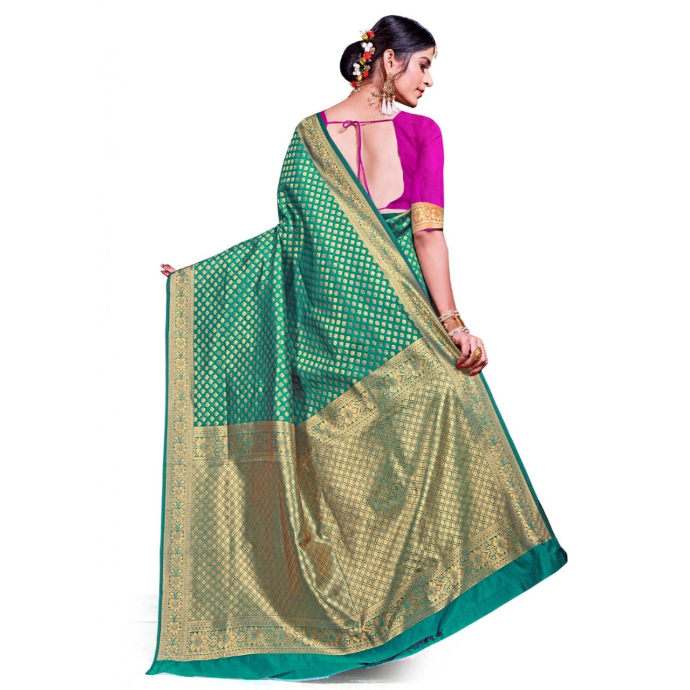 Banarasi silk Saree with Blouse