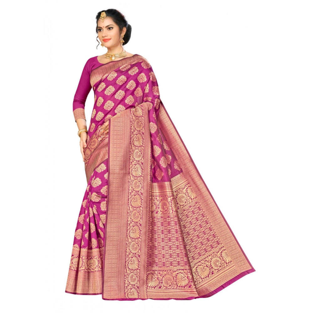 Banarasi silk Saree with Blouse