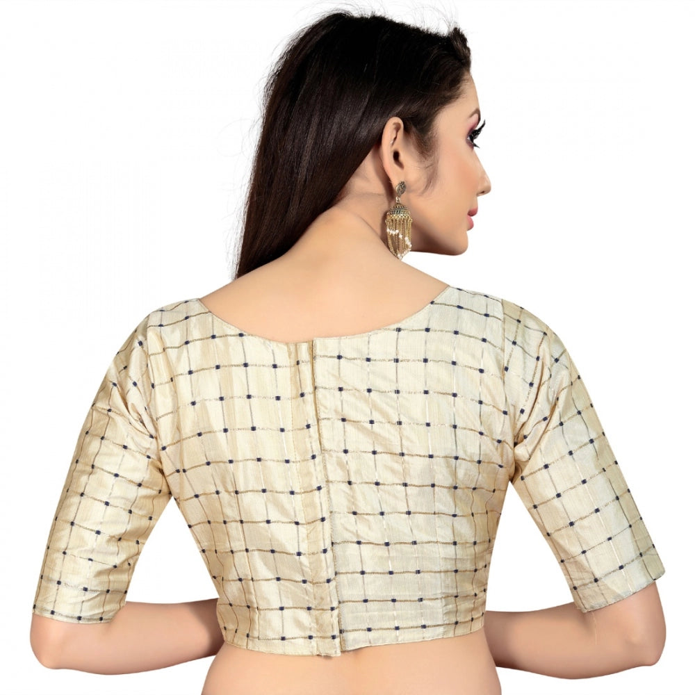 Brocade, Inner-Cotton Full Stitched Padded Blouse