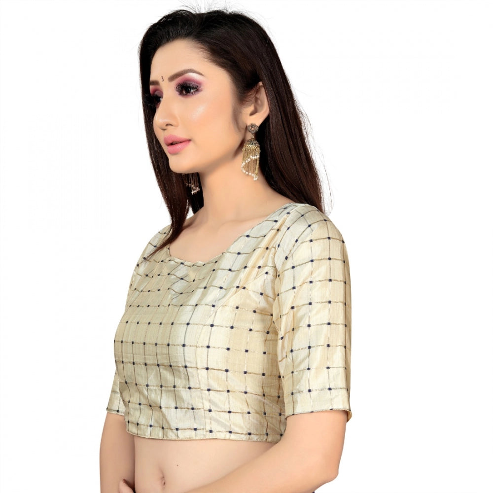 Brocade, Inner-Cotton Full Stitched Padded Blouse