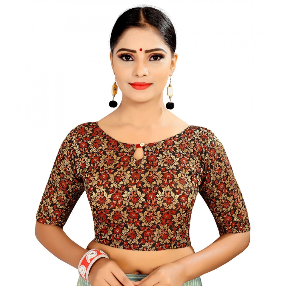 Brocade, Inner-Cotton Full Stitched Padded Blouse