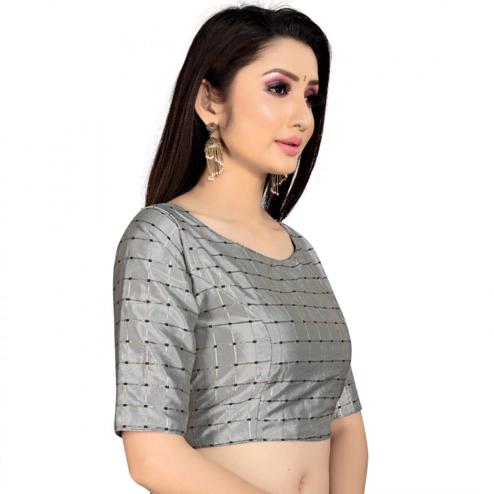 Brocade, Inner-Cotton Full Stitched Padded Blouse