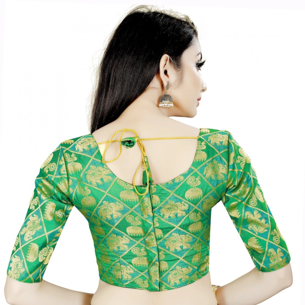 Brocade, Inner-Cotton Full Stitched Padded Blouse