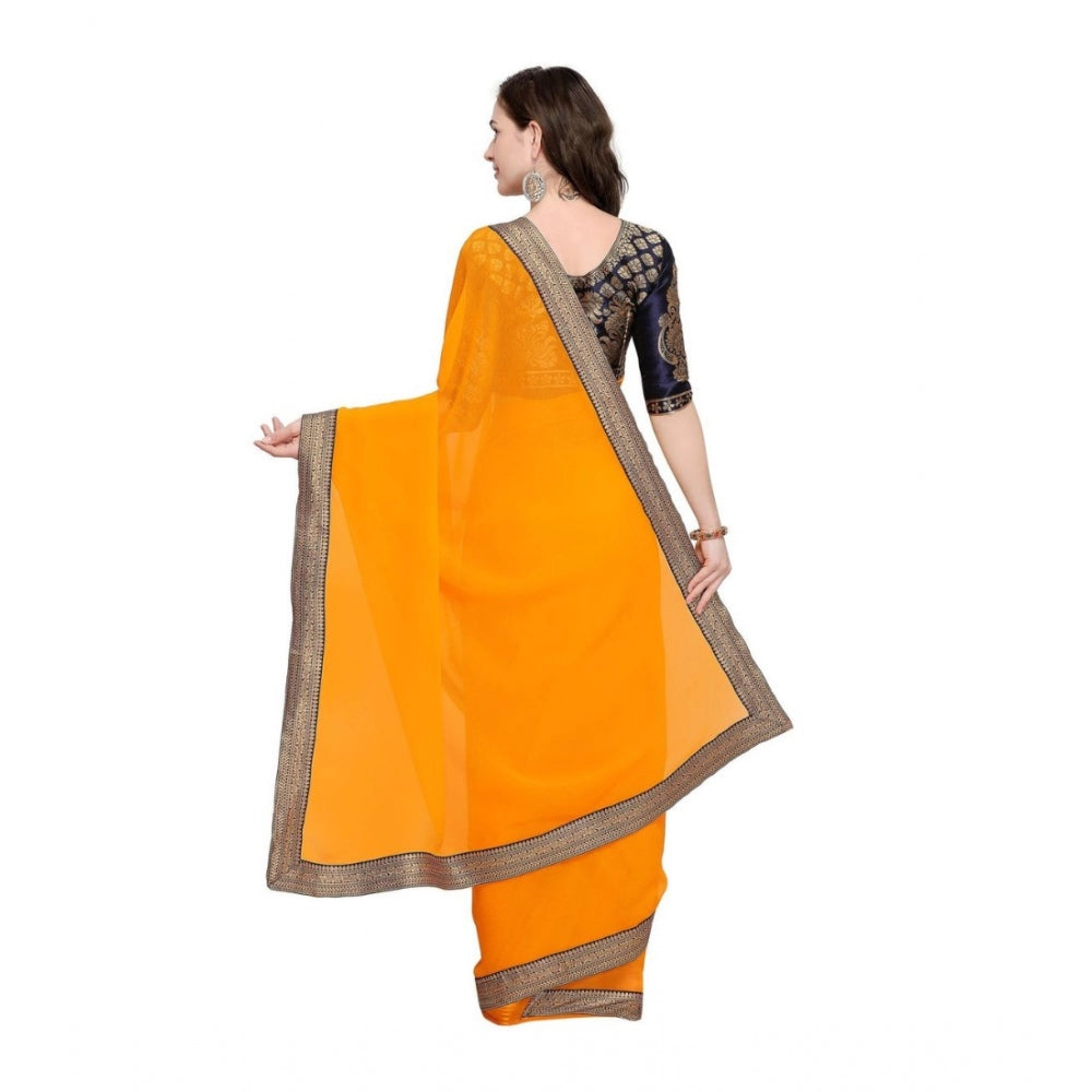 Chiifon, Jacquard Blouse Saree