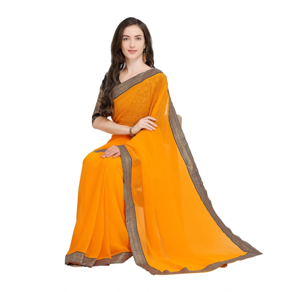 Chiifon, Jacquard Blouse Saree