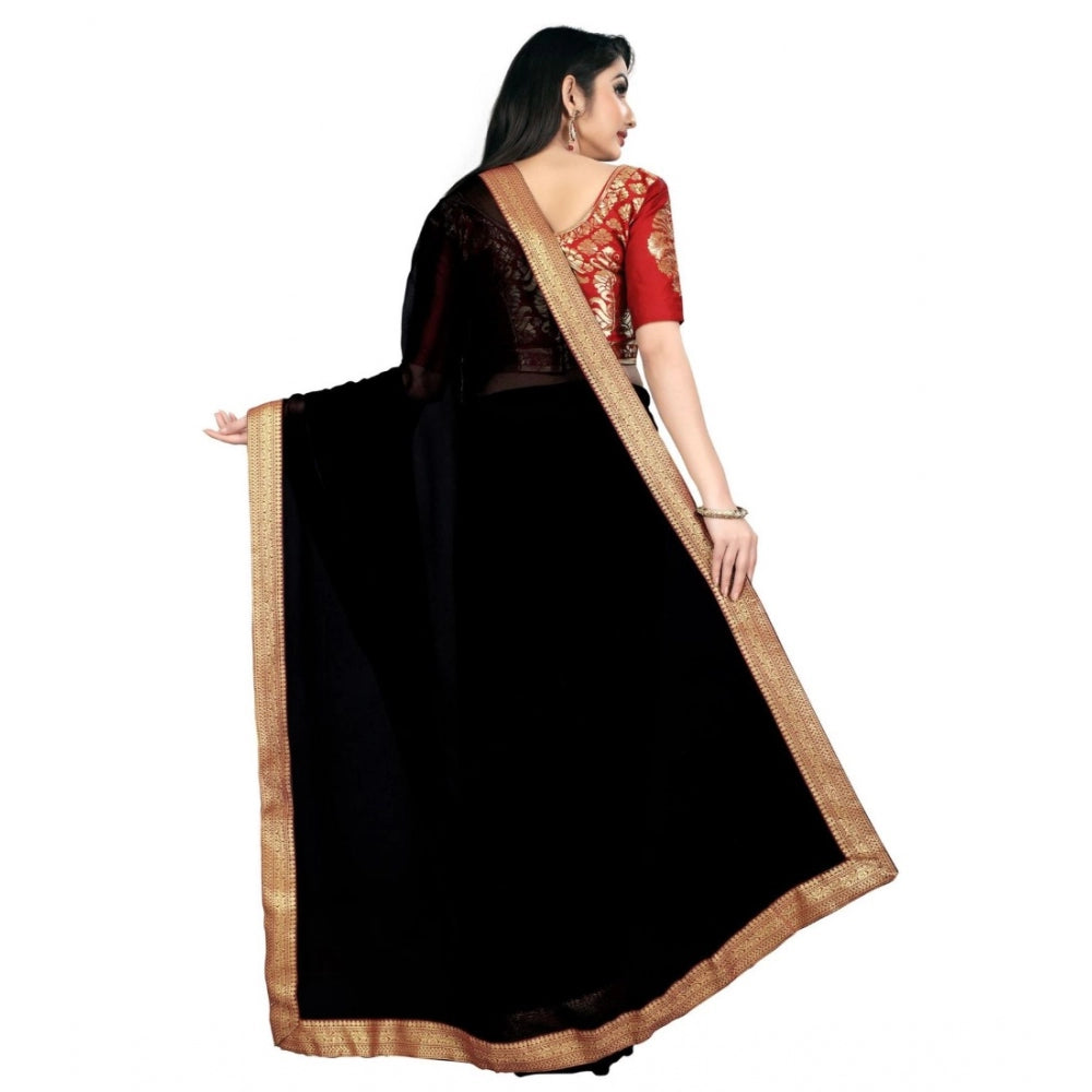 Chiifon, Jacquard Blouse Saree