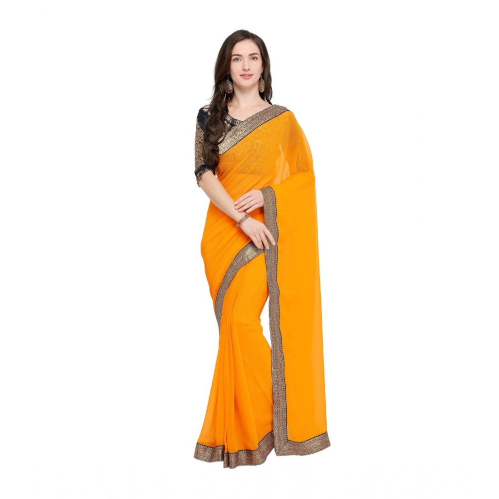 Chiifon, Jacquard Blouse Saree