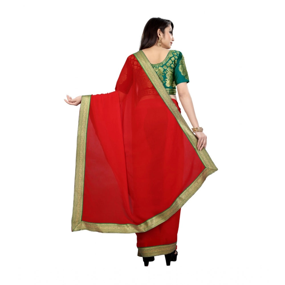 Chiifon, Jacquard Blouse Saree