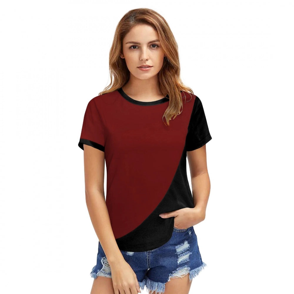 Polyester, Knitting Western Wear T-Shirt