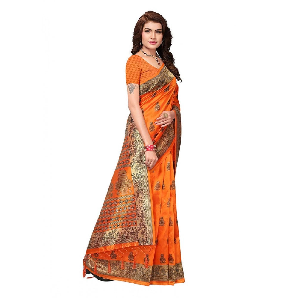 Art Silk Saree With Blouse