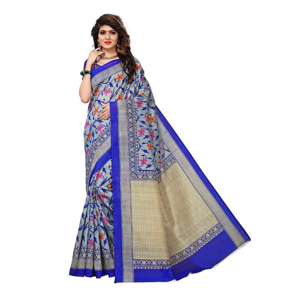 Art Silk Saree With Blouse