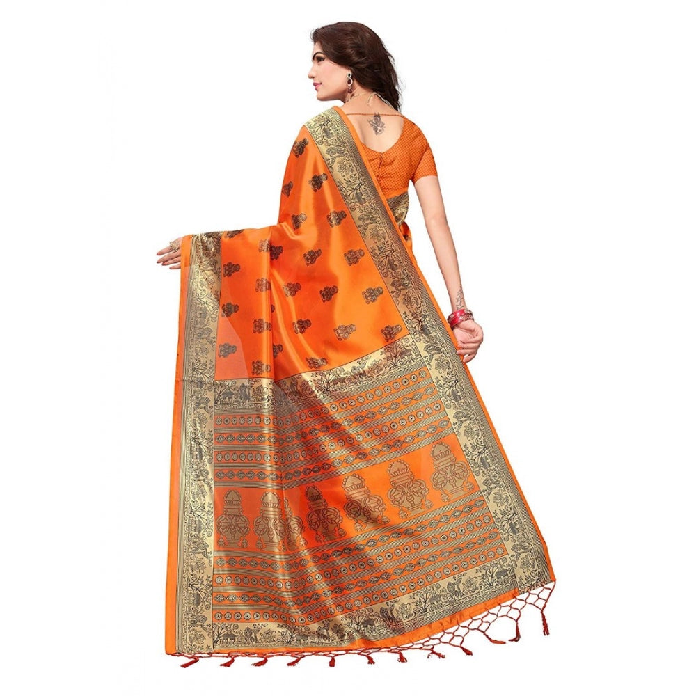 Art Silk Saree With Blouse