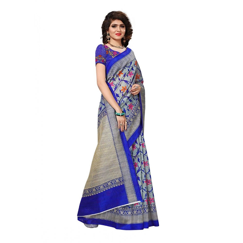 Art Silk Saree With Blouse