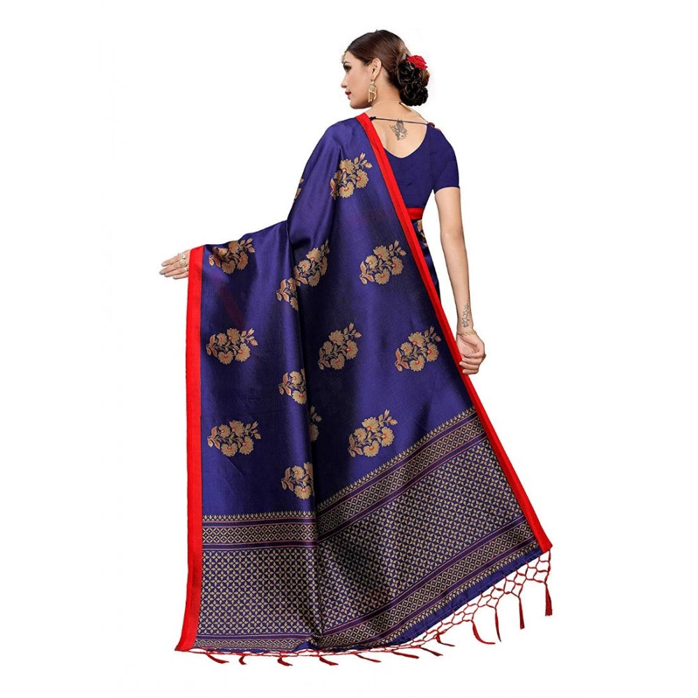 Art Silk Saree With Blouse