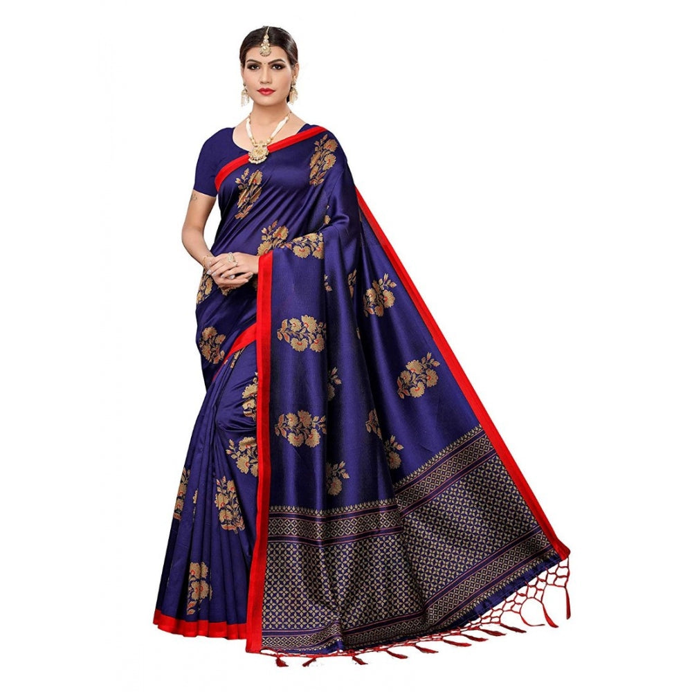 Art Silk Saree With Blouse