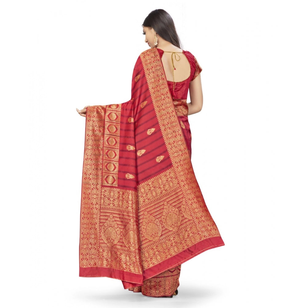 Banarasi Silk Saree With Blouse