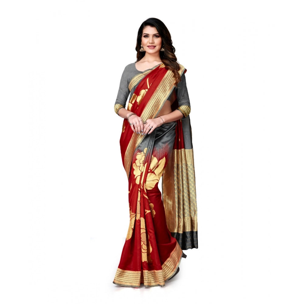 Banarasi Silk Saree With Blouse