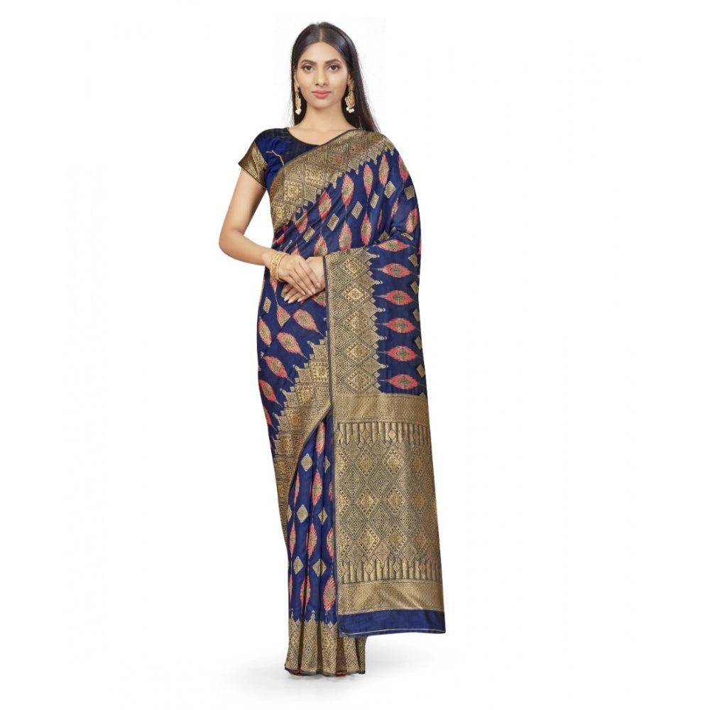 Banarasi Silk Saree With Blouse