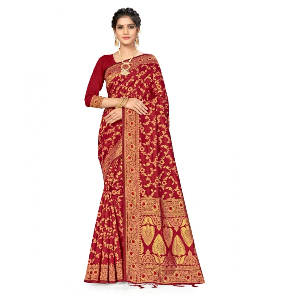 Banarasi Silk Saree With Blouse