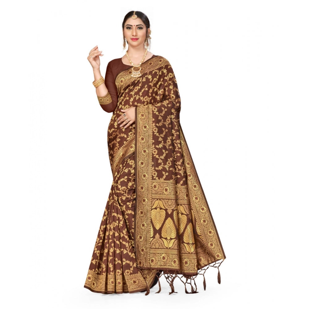 Banarasi Silk Saree With Blouse