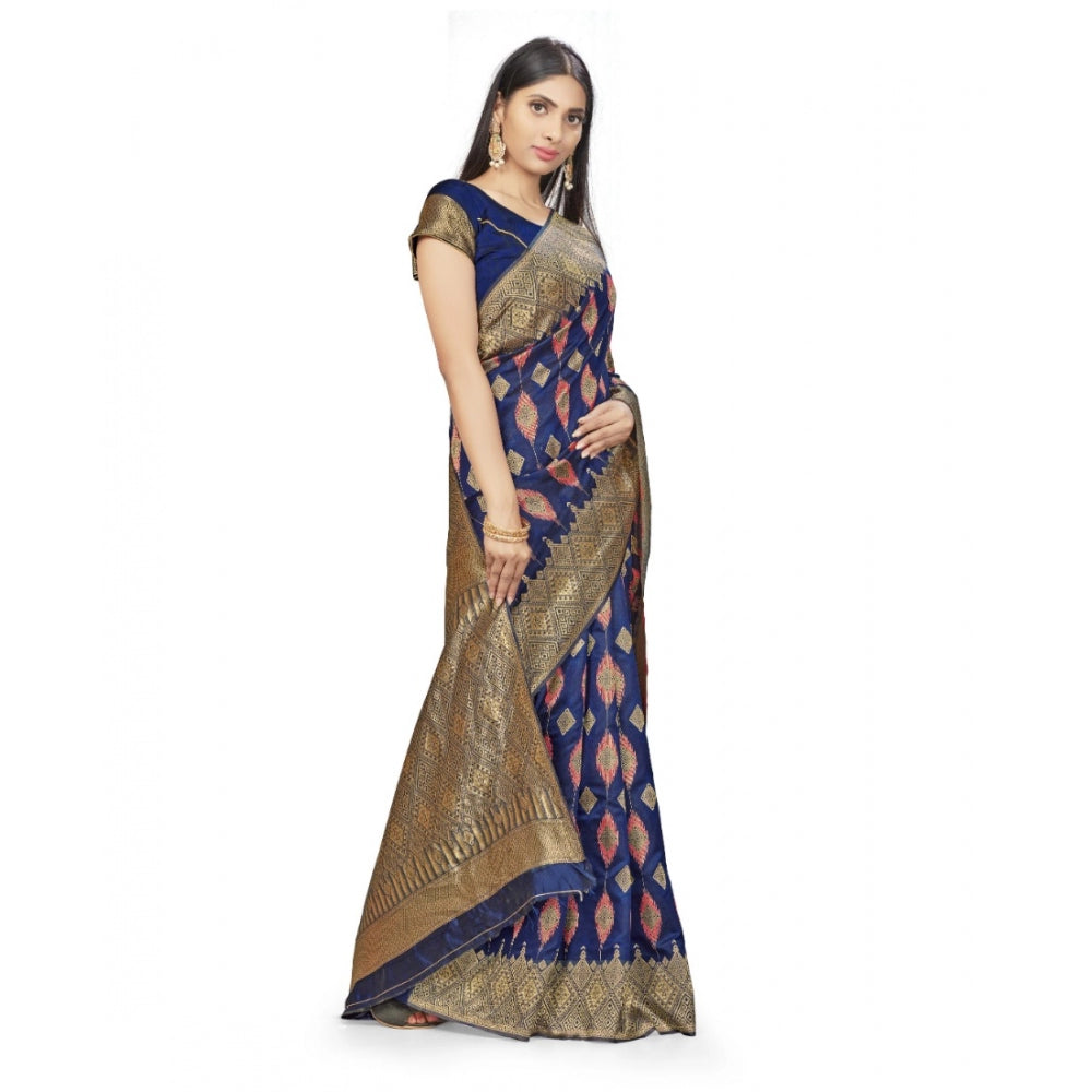 Banarasi Silk Saree With Blouse