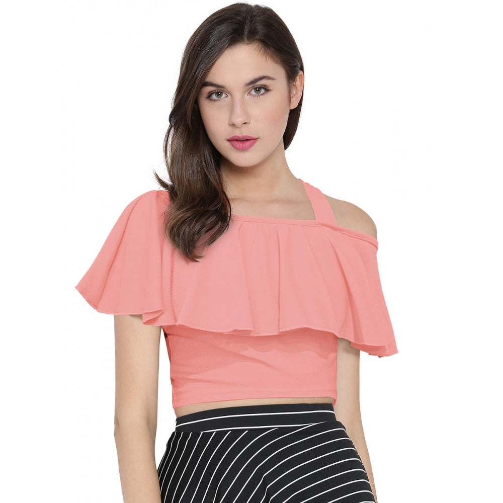 Western Wear Hosiery Crop Top