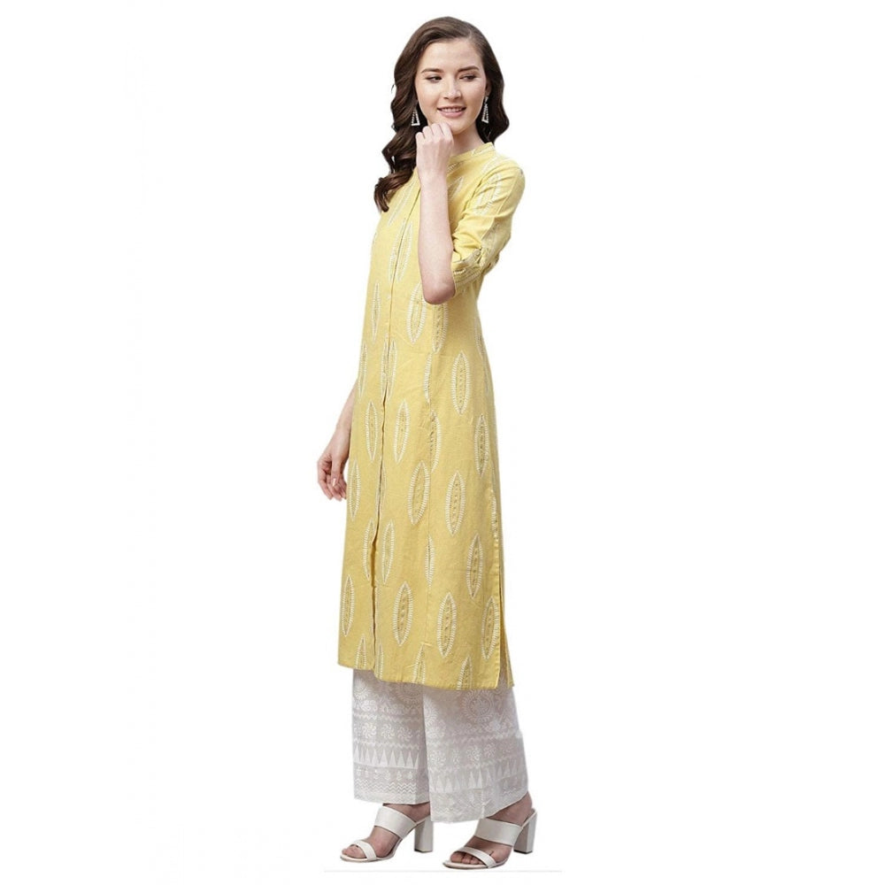 Pure Cotton Printed A Line Kurti