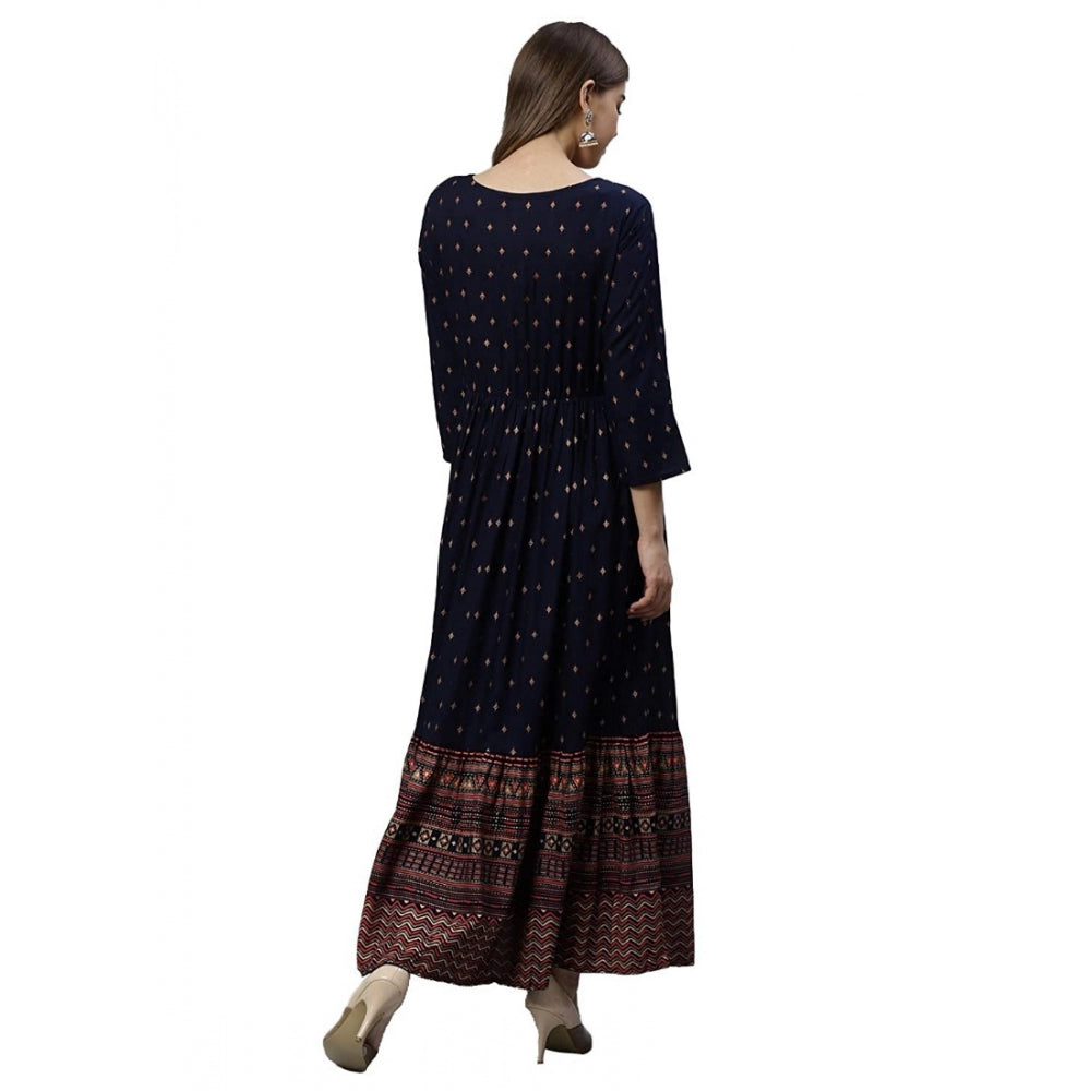 Rayon Printed Viscose Regular Kurti