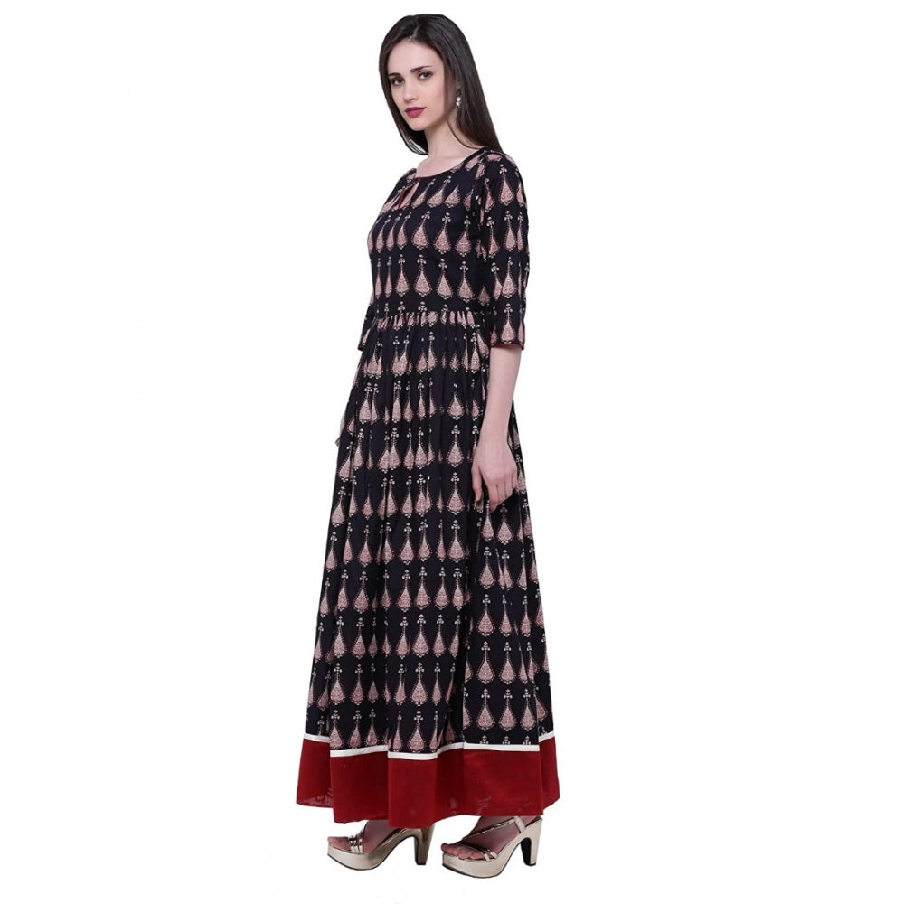 Cotton Printed Anarkali Kurti