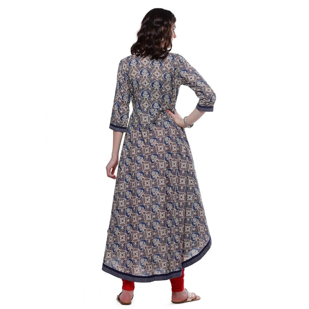 Cotton Printed Angrakha Kurti