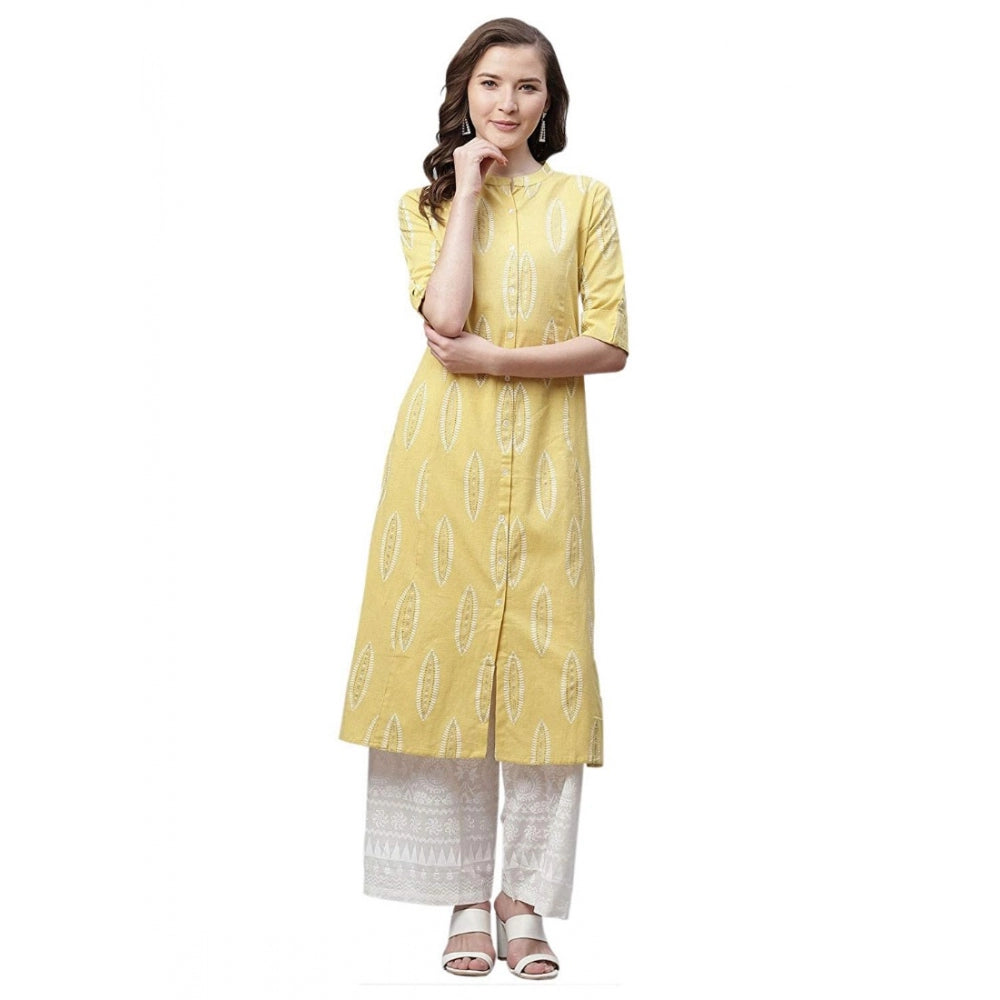 Pure Cotton Printed A Line Kurti