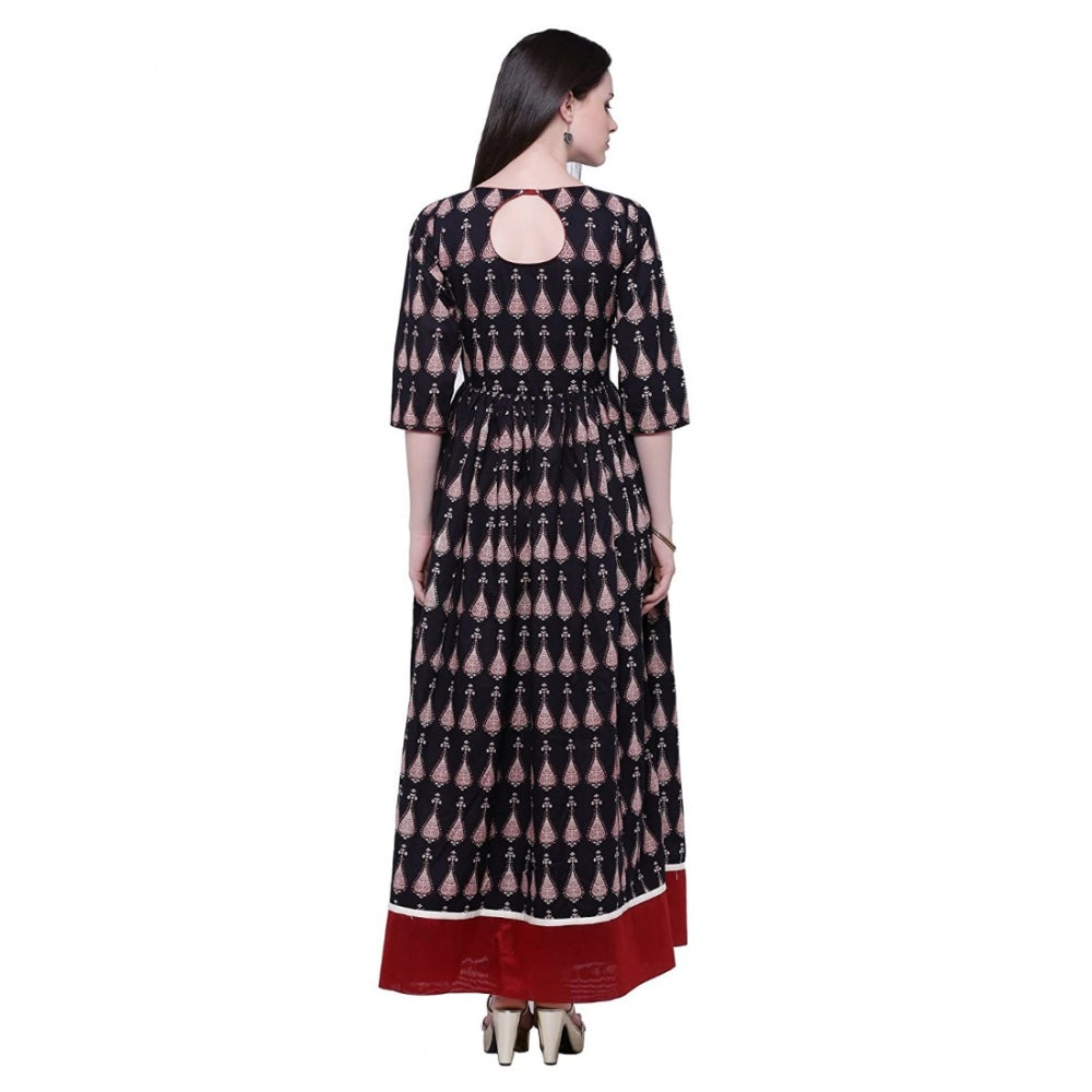 Cotton Printed Anarkali Kurti