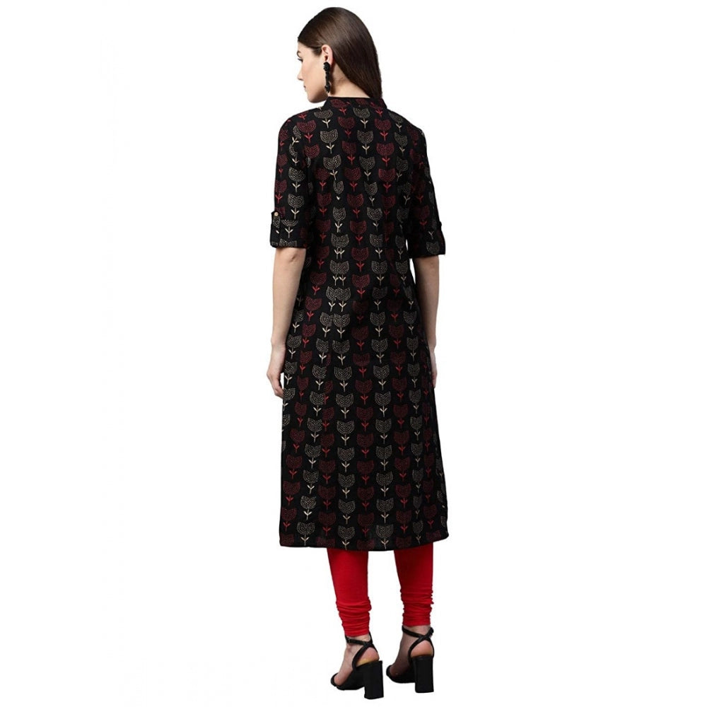 Cotton Printed A Line Kurti