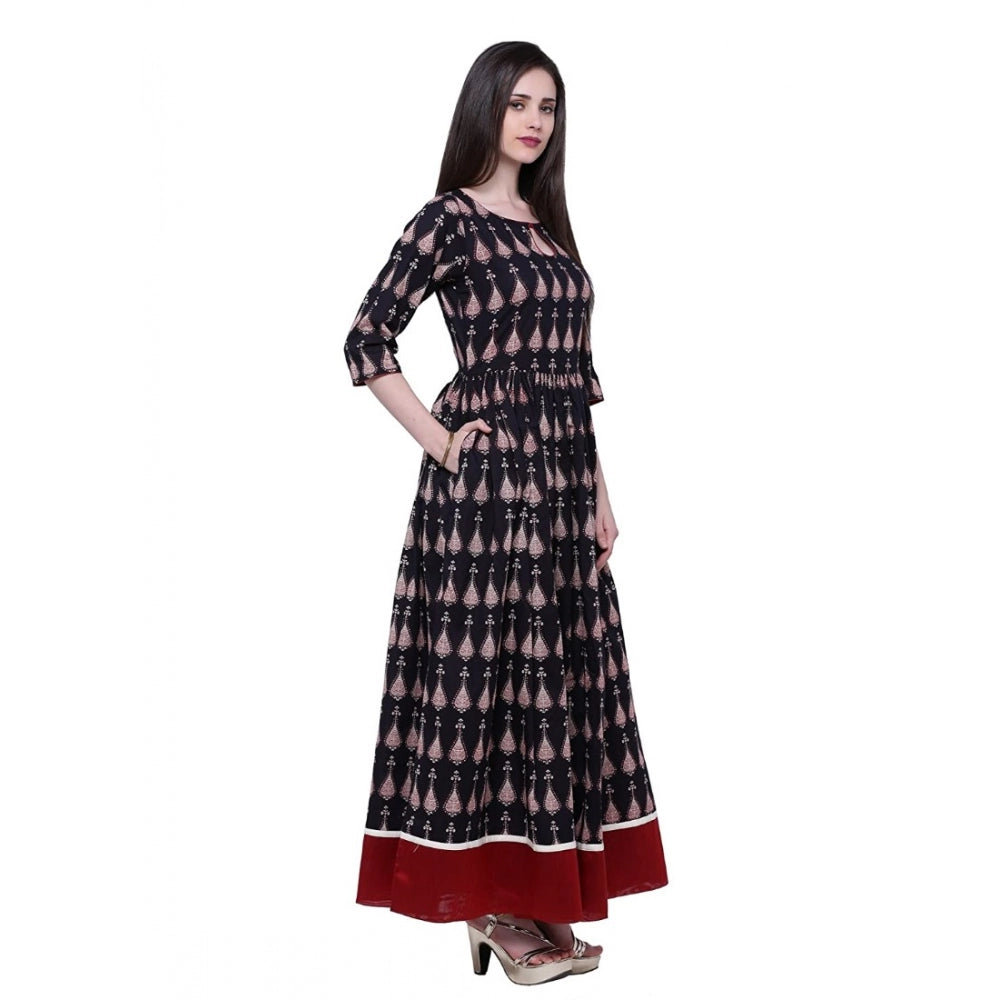 Cotton Printed Anarkali Kurti