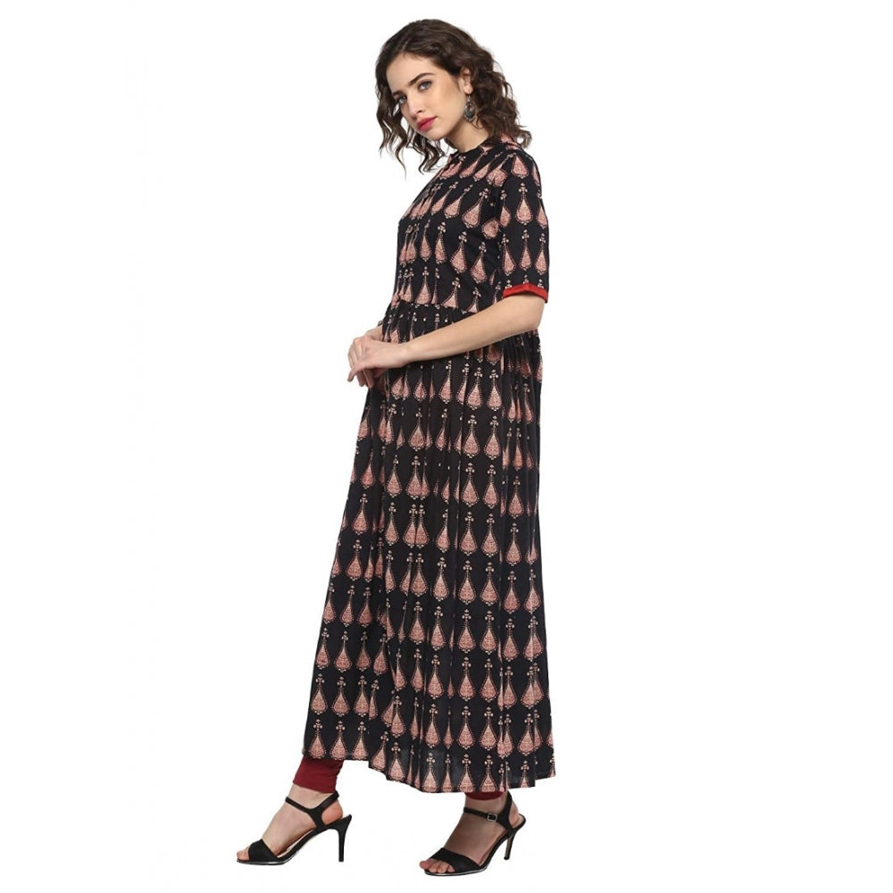 Cotton Printed Front Slit Kurti