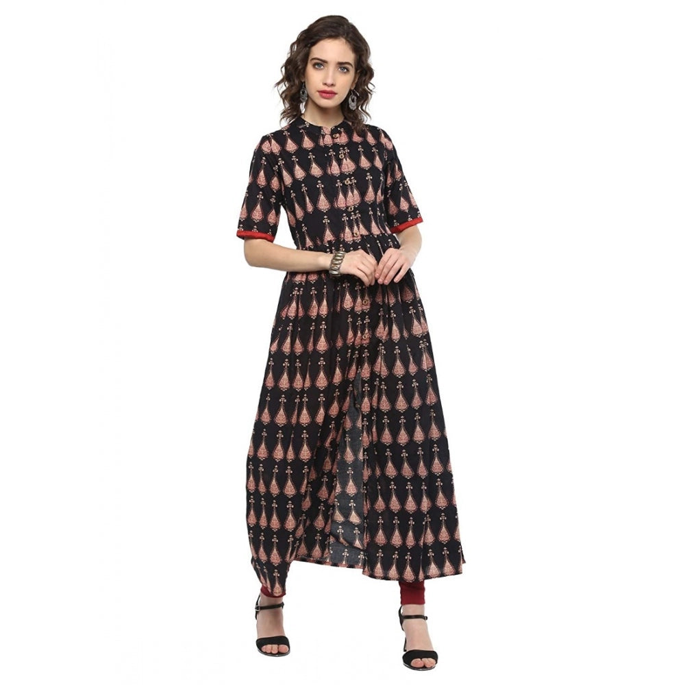 Cotton Printed Front Slit Kurti