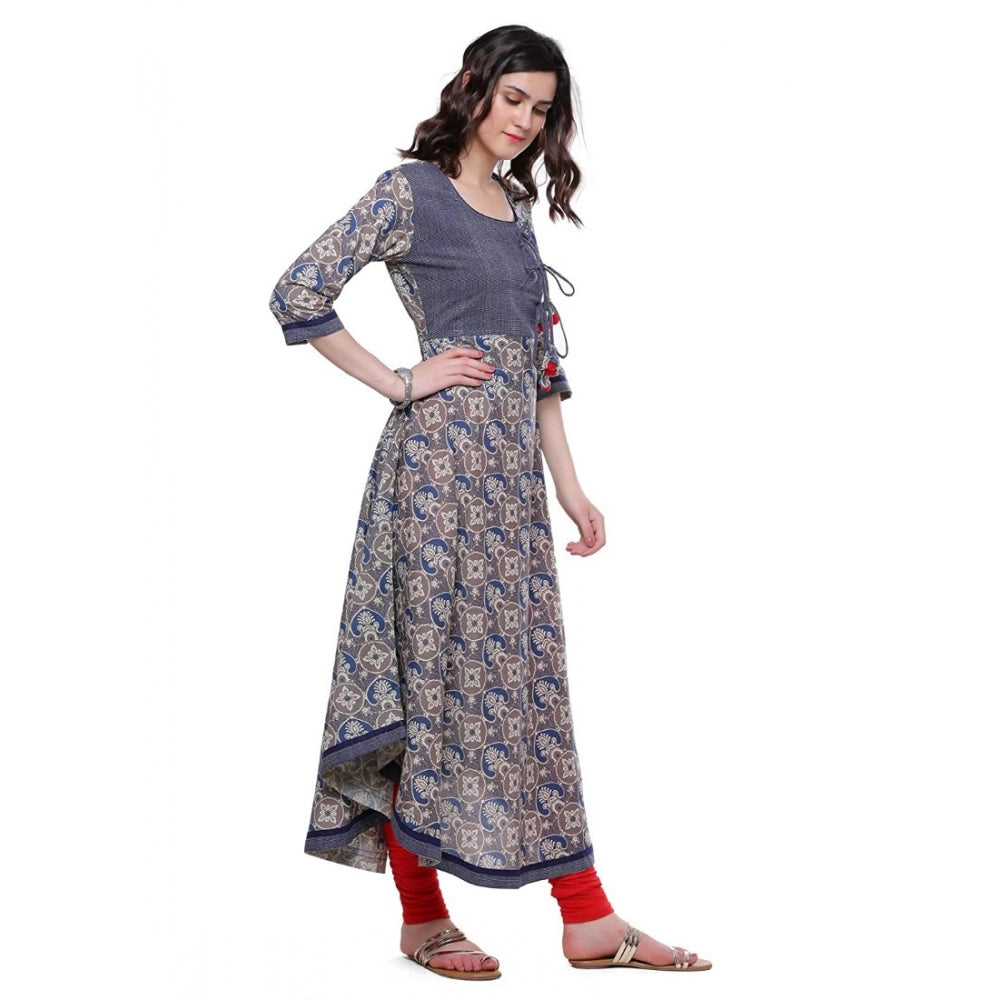 Cotton Printed Angrakha Kurti