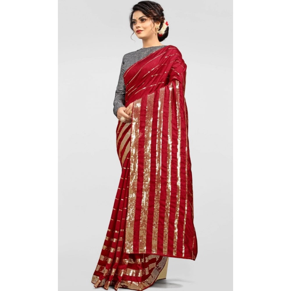 Vichitra Saree with Blouse