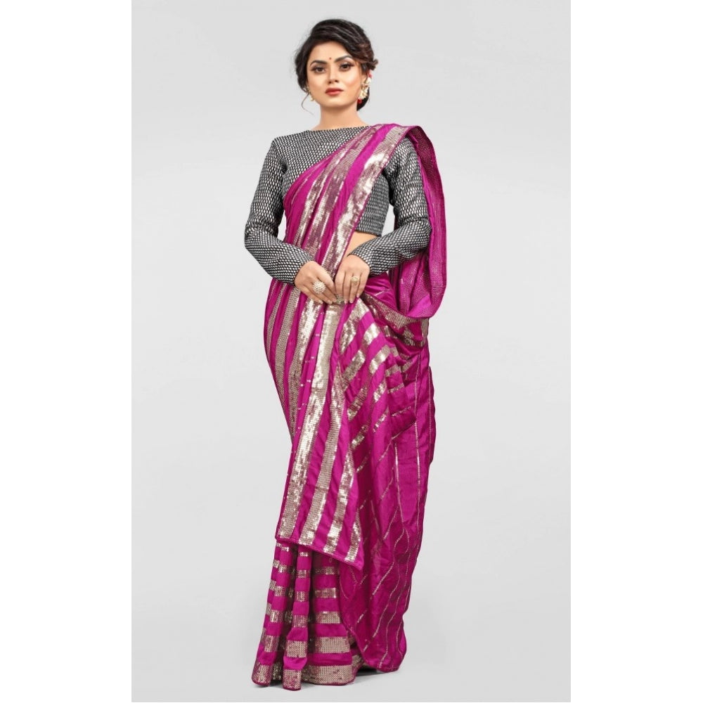 Vichitra Saree with Blouse