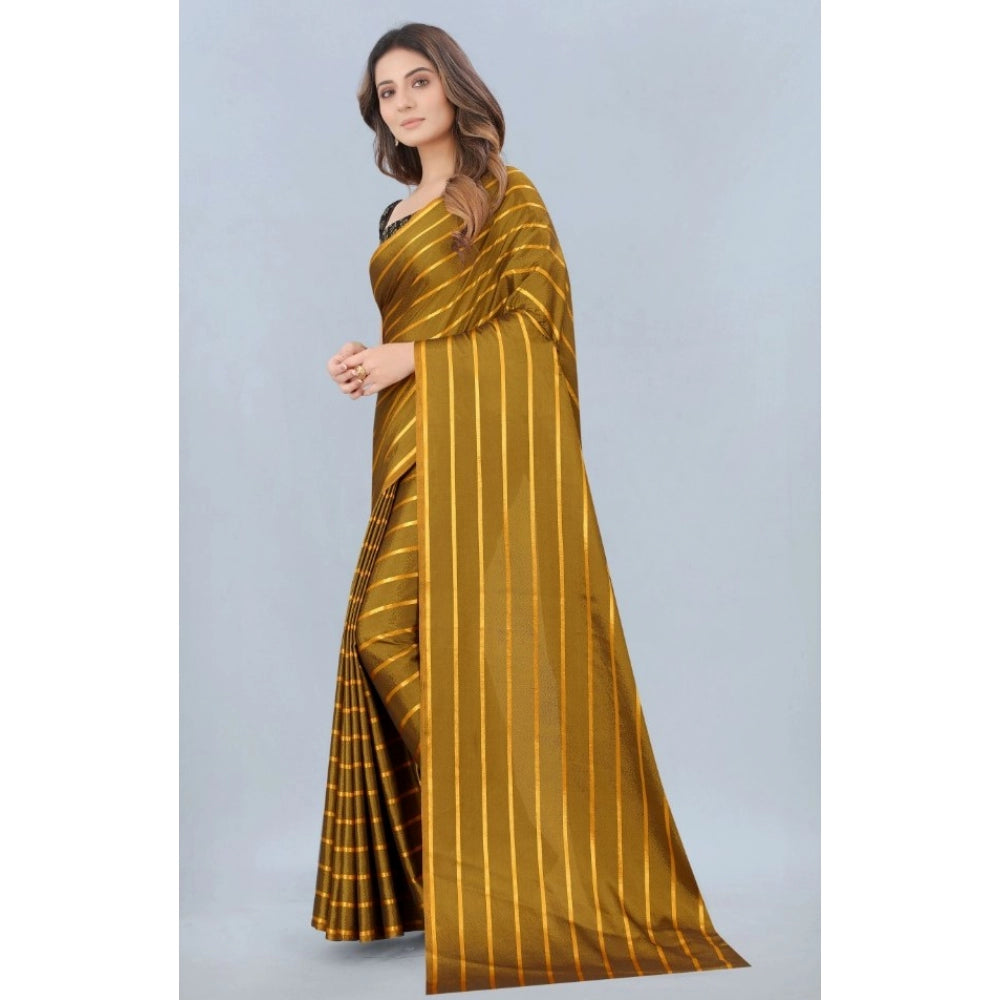 Satin Silk Saree with Blouse