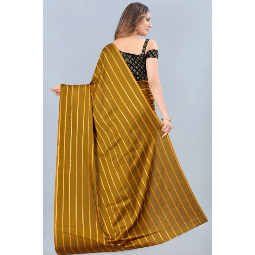 Satin Silk Saree with Blouse