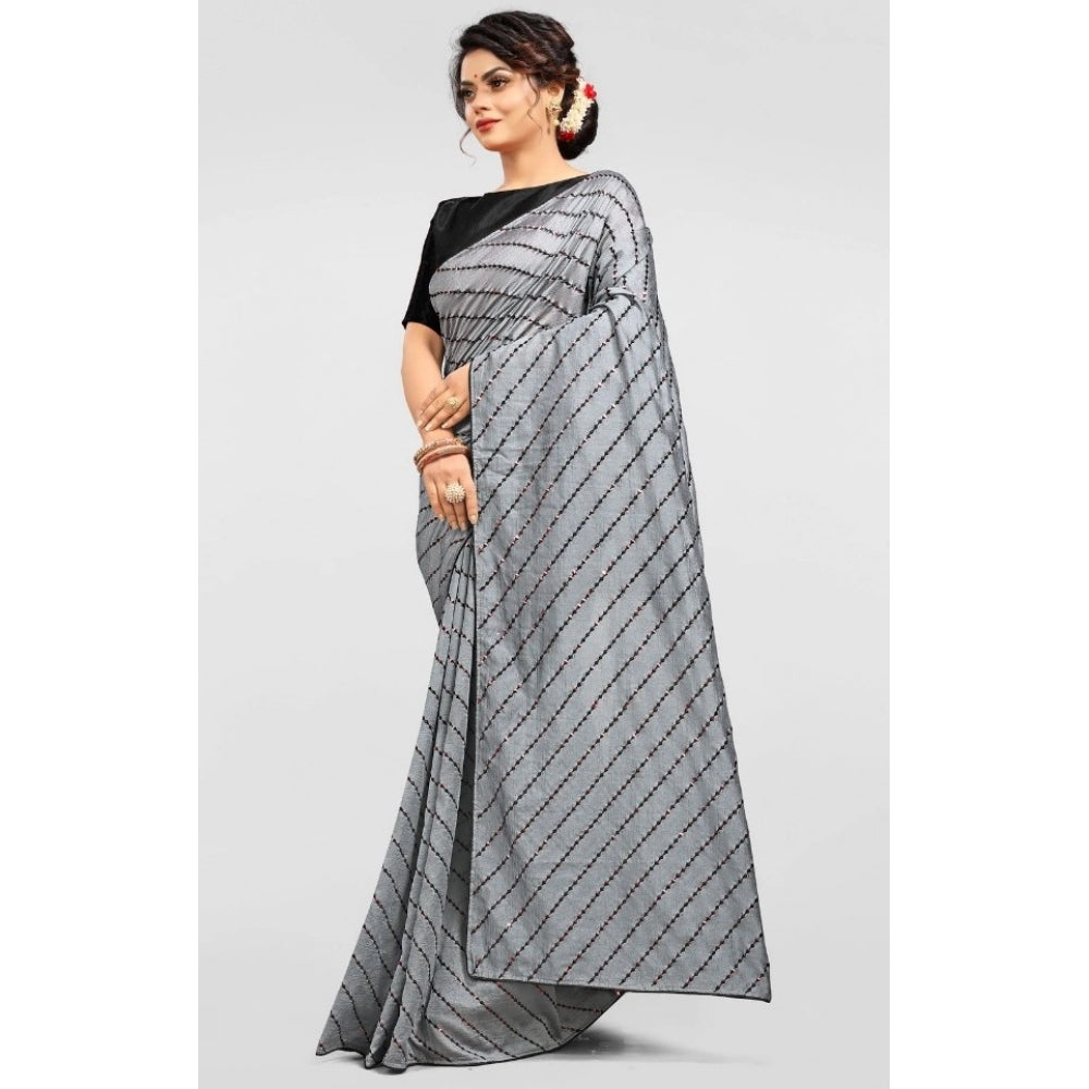 Vichitra Saree with Blouse