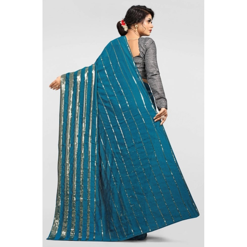 Vichitra Saree with Blouse