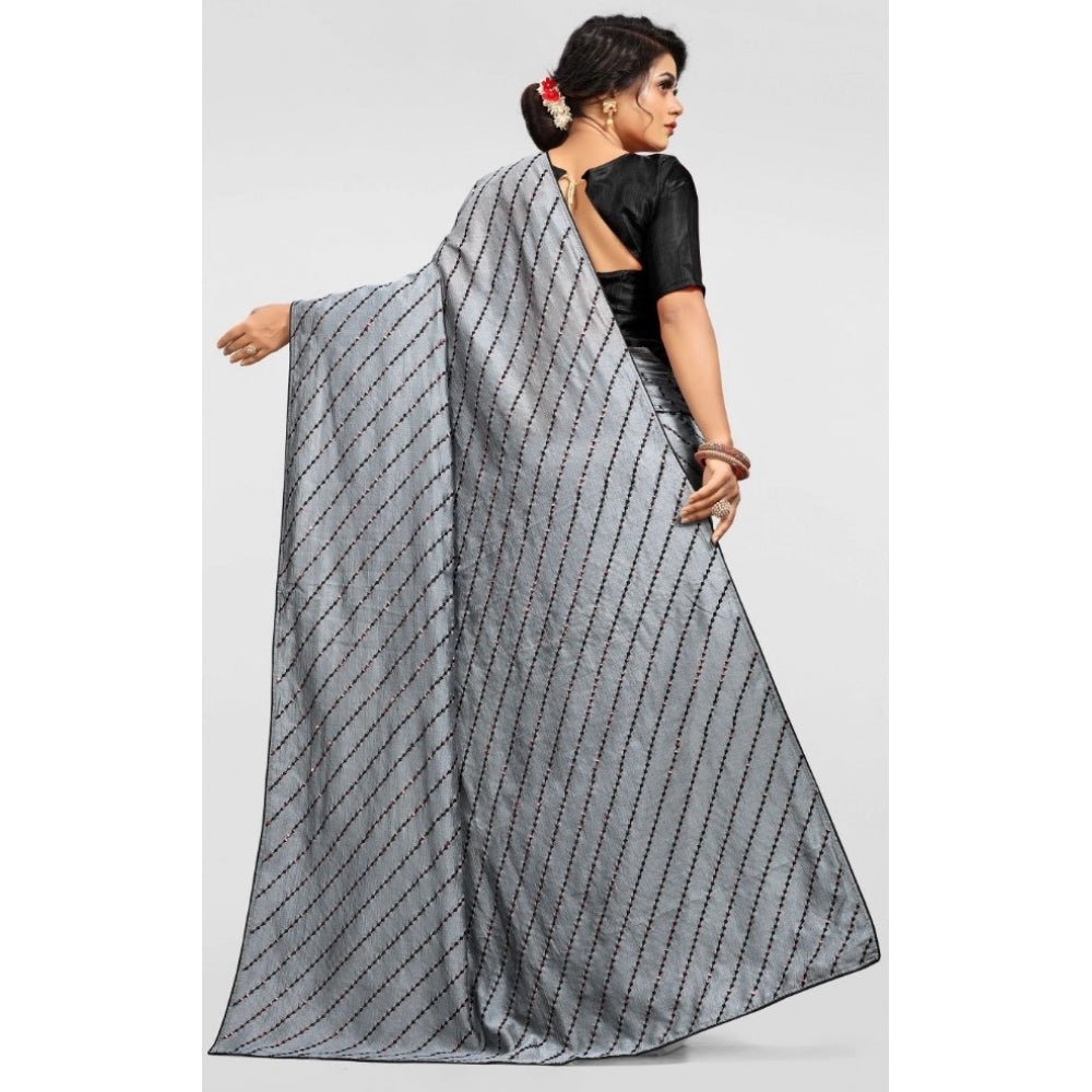 Vichitra Saree with Blouse