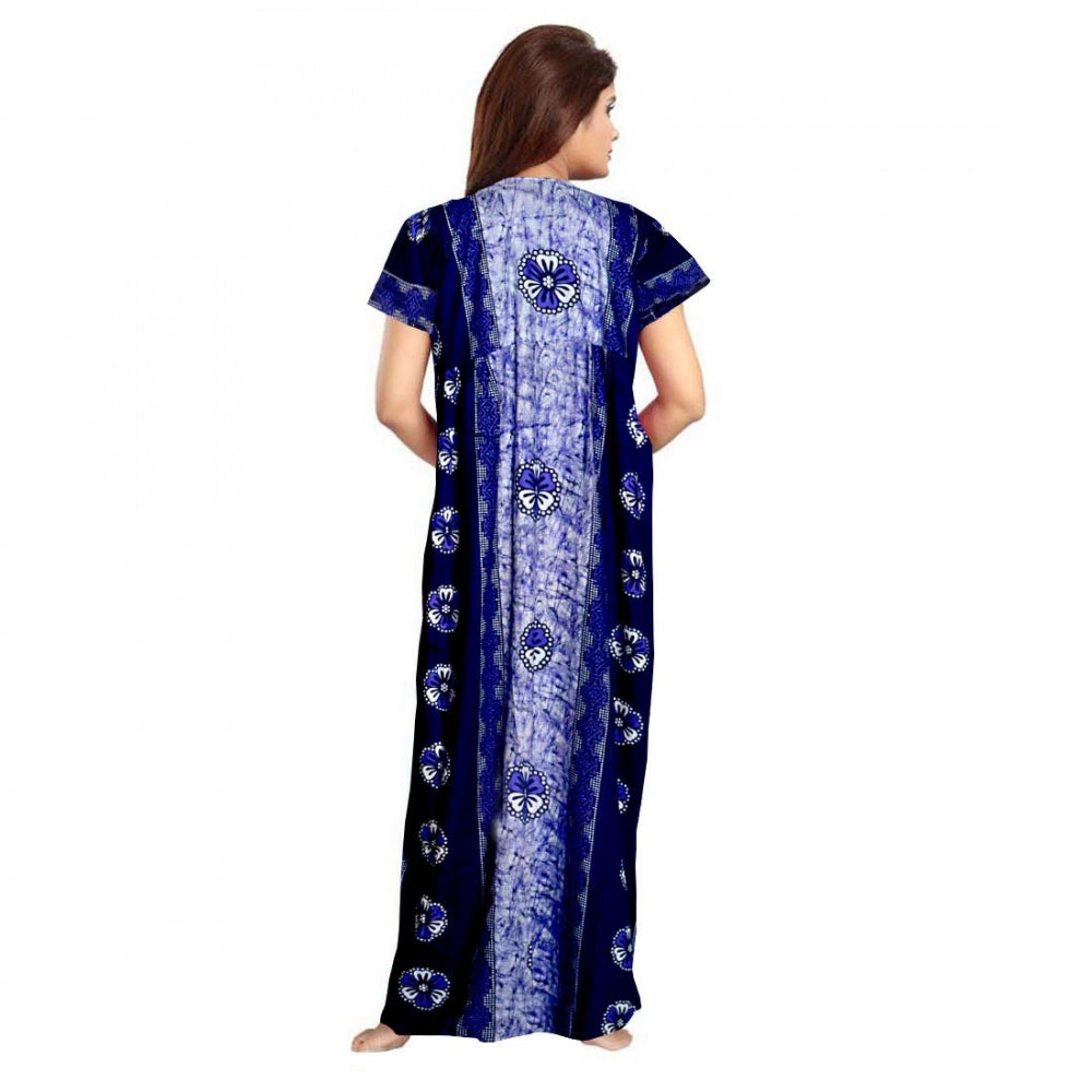 Cotton Printed Maxi Nighty