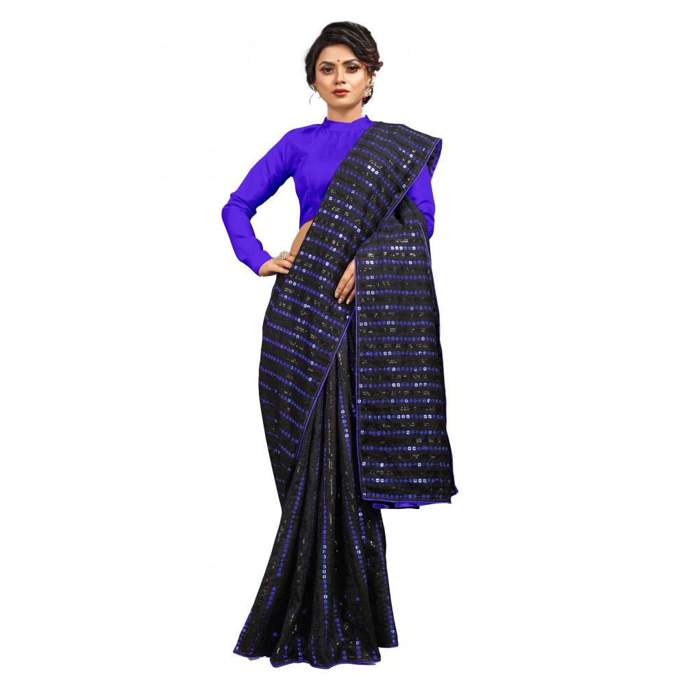 Vichitra Saree with Blouse