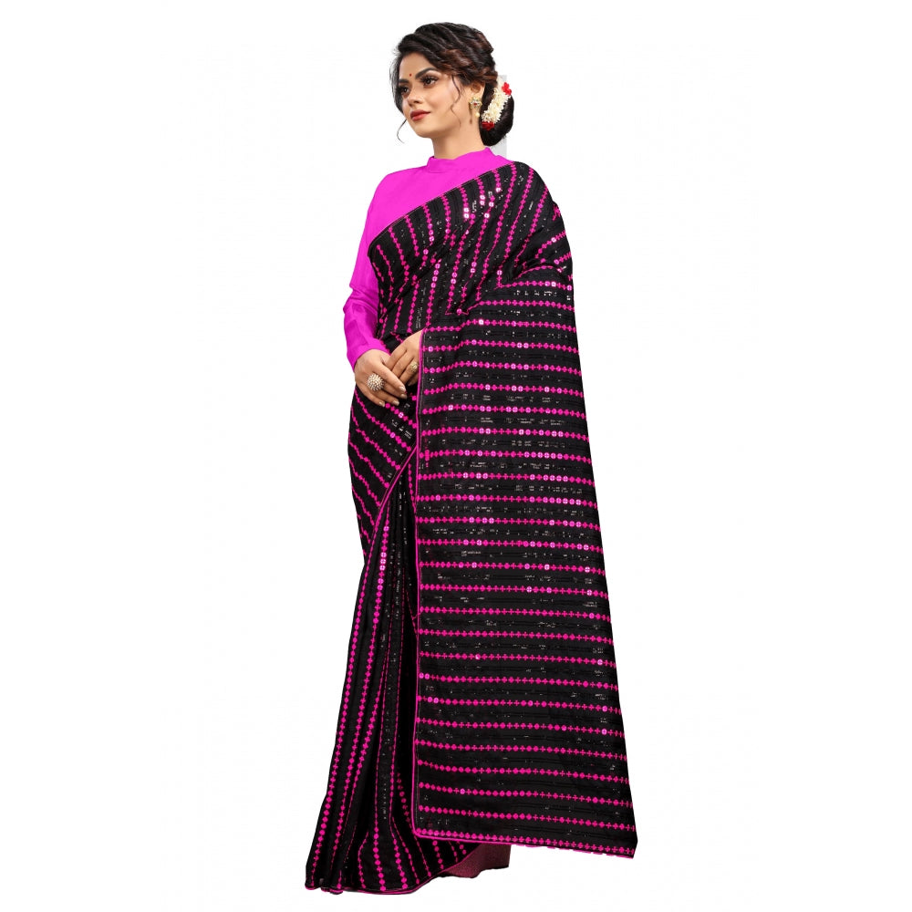 Vichitra Saree with Blouse