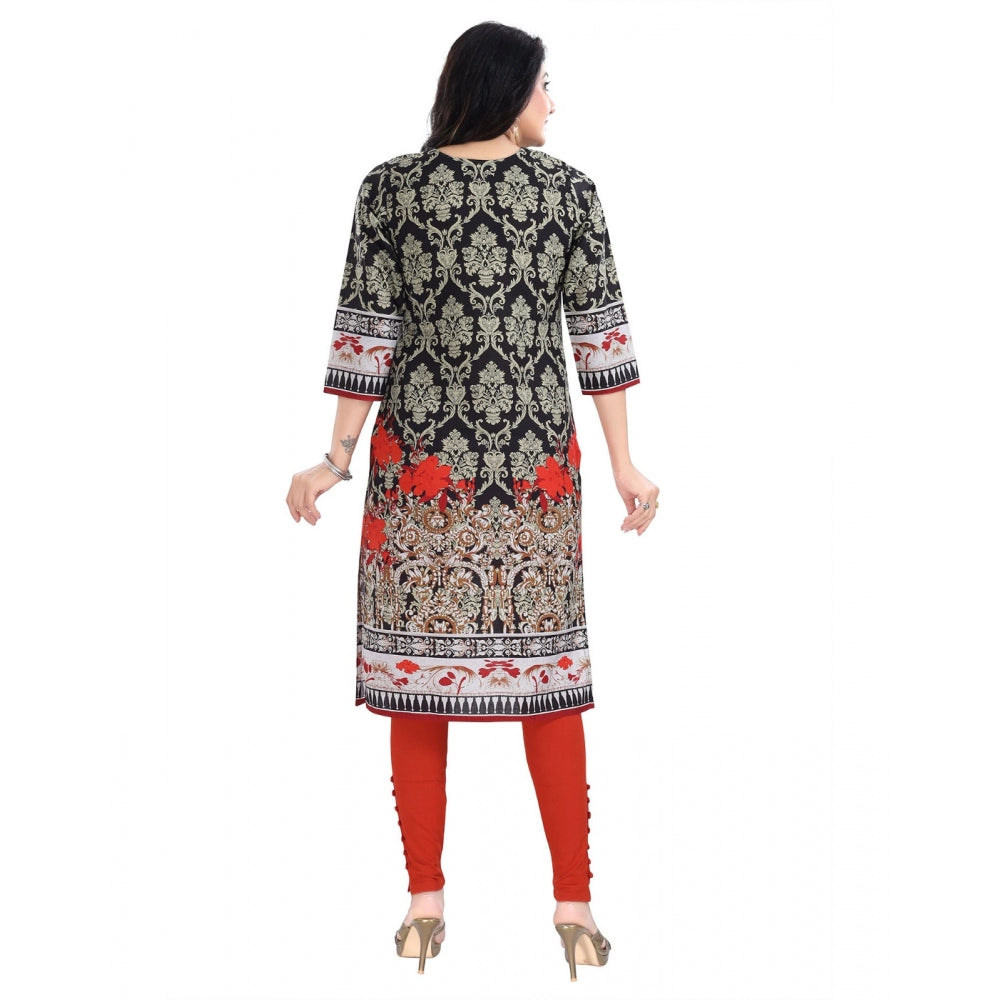 3/4th Sleeve Cotton Blend Tunic Long Kurti