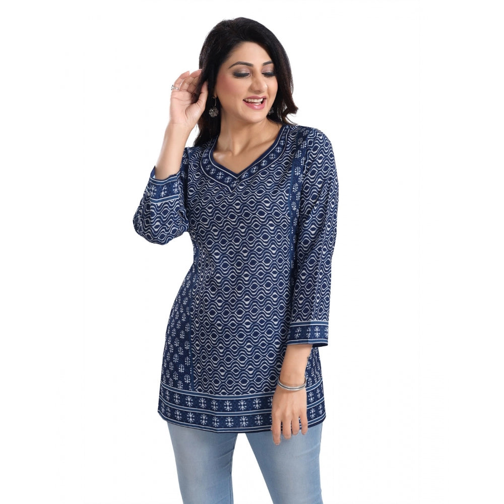 3/4th Sleeve Summer Cool Tunic Short Top